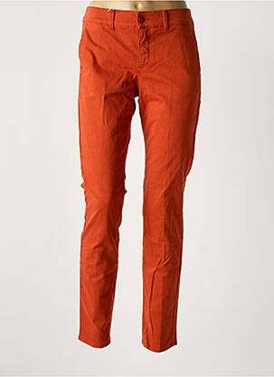 Pantalon chino orange HAPPY femme