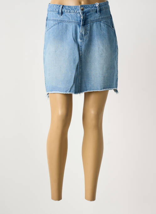 Jupe courte bleu LPB femme