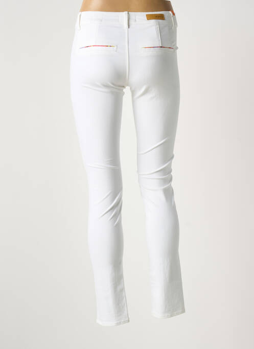Pantalon chino blanc HAPPY femme