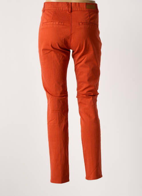 Pantalon chino orange HAPPY femme