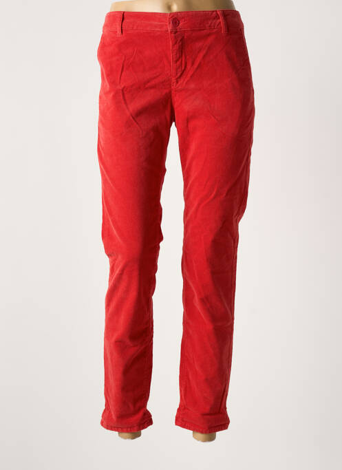 Pantalon chino rouge HAPPY femme