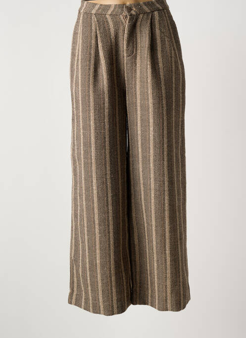 Pantalon large marron MOLLY BRACKEN femme
