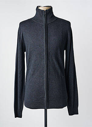 Gilet manches longues tissage chiné gris PETROL INDUSTRIES homme