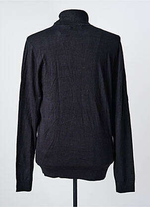 Pull col roulé stretch manches longues noir PETROL INDUSTRIES homme