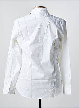 Chemise manches longues coupe cintrée blanc U.S. POLO ASSN homme