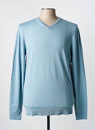 Pull col v manches longues bleu PETROL INDUSTRIES homme