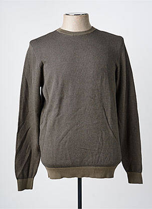 Pull stretch manches longues vert PETROL INDUSTRIES homme
