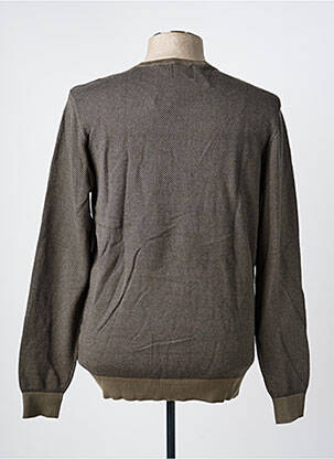 Pull stretch manches longues vert PETROL INDUSTRIES homme