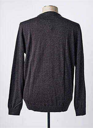 Pull col v manches longues gris PETROL INDUSTRIES homme