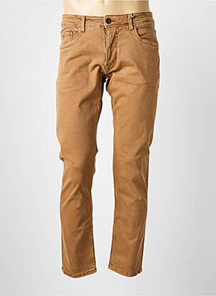 Jeans coupe slim marron PETROL INDUSTRIES homme