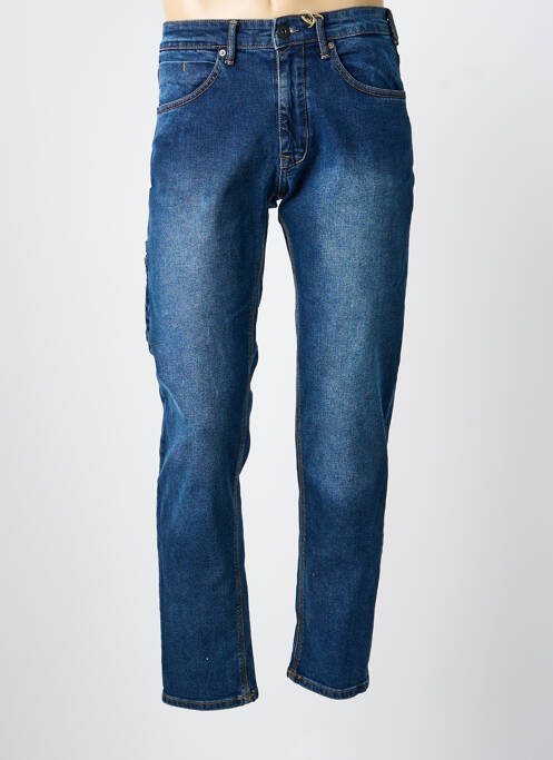 Jeans coupe droite bleu PETROL INDUSTRIES homme