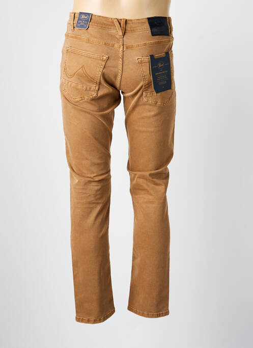 Jeans coupe slim marron PETROL INDUSTRIES homme