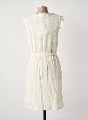Robe mi-longue sans manche sans manche blanc JULIE GUERLANDE femme
