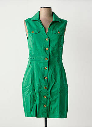 Robe courte vert LOLA ESPELETA femme