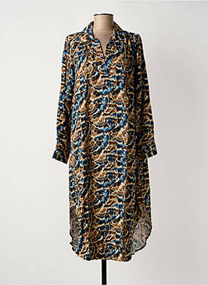 Robe mi-longue beige LOLA ESPELETA femme