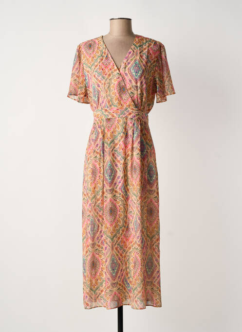 Robe longue beige JULIE GUERLANDE femme