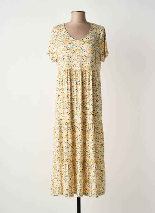 Robe longue jaune GENUINE femme