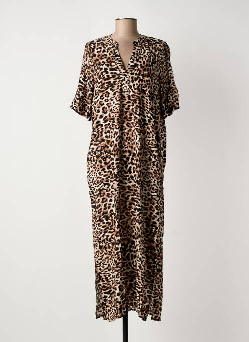 Robe longue marron B.YOUNG femme