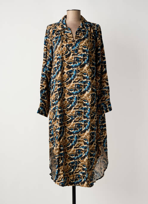 Robe mi-longue beige LOLA ESPELETA femme