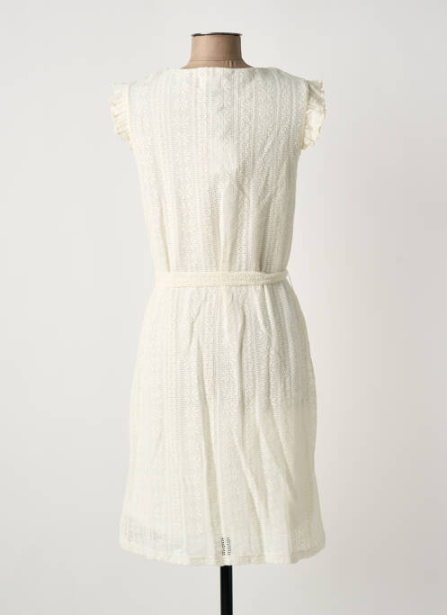 Robe mi-longue blanc JULIE GUERLANDE femme