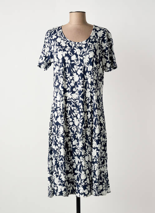 Robe mi-longue bleu GRIFFON femme