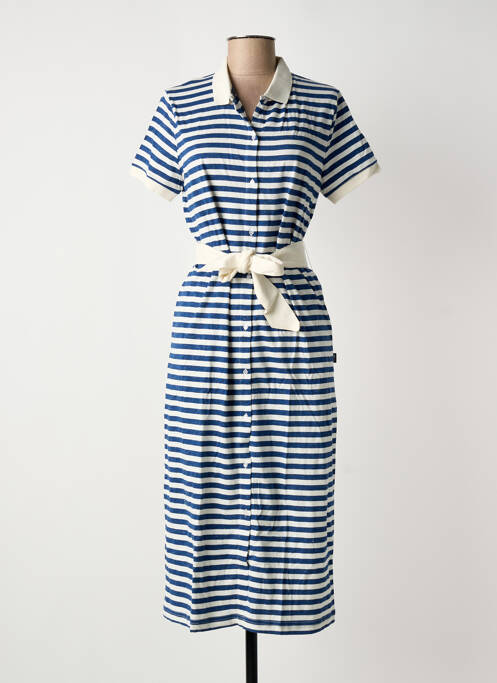 Robe mi-longue bleu TBS femme