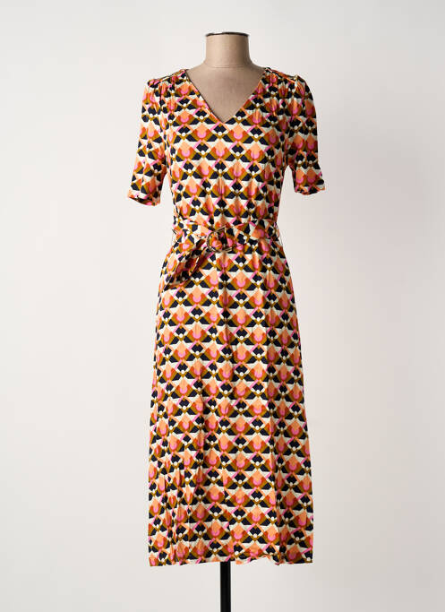 Robe mi-longue noir LOLA ESPELETA femme