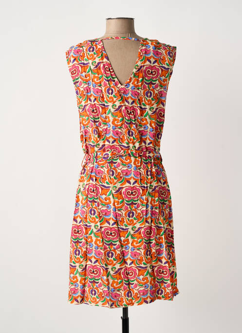 Robe mi-longue orange JULIE GUERLANDE femme