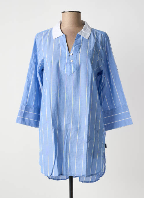 Tunique manches longues bleu TBS femme