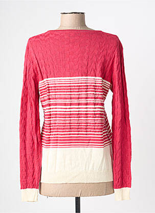 Pull coupe cintrée manches longues rose GRIFFON femme