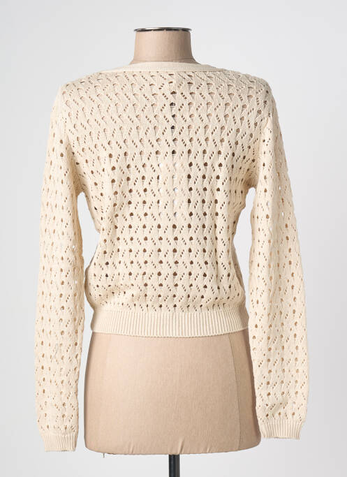 Gilet manches longues beige LOLA ESPELETA femme