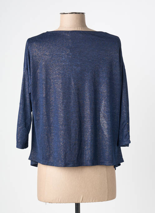 Gilet manches longues bleu JULIE GUERLANDE femme