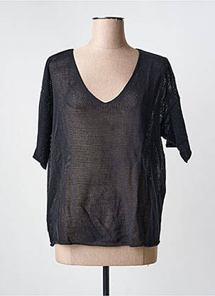 Top manches courtes manches courtes noir LOLA ESPELETA femme