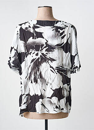 Blouse manches courtes manches courtes noir GRIFFON femme