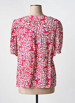 Blouse manches courtes manches courtes rose JULIE GUERLANDE femme