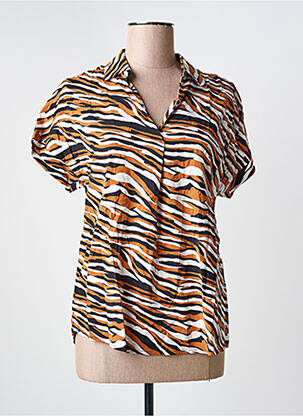 Chemisier marron BRANDTEX femme