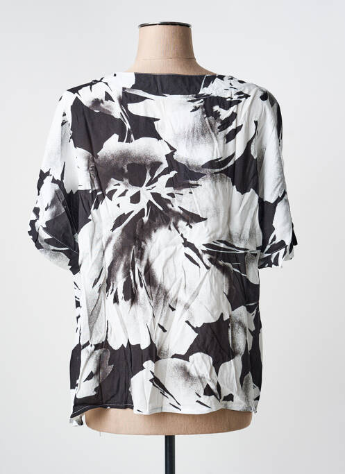 Blouse manches courtes manches courtes noir GRIFFON femme