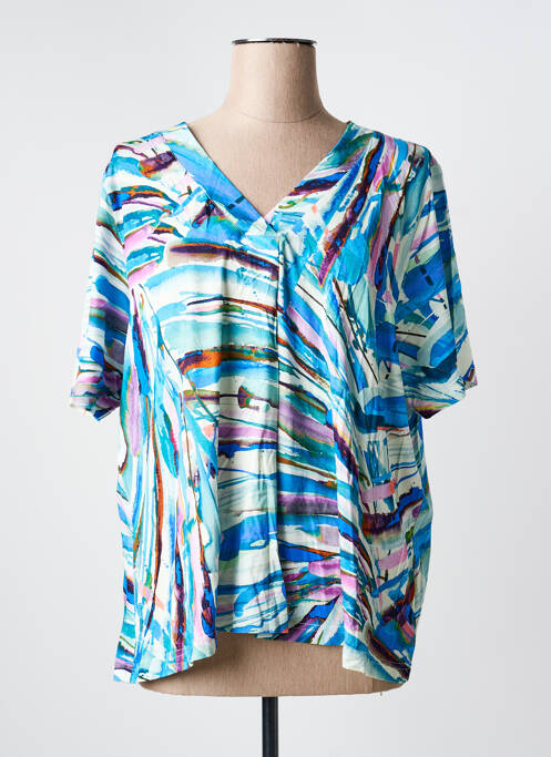 Top bleu GRIFFON femme