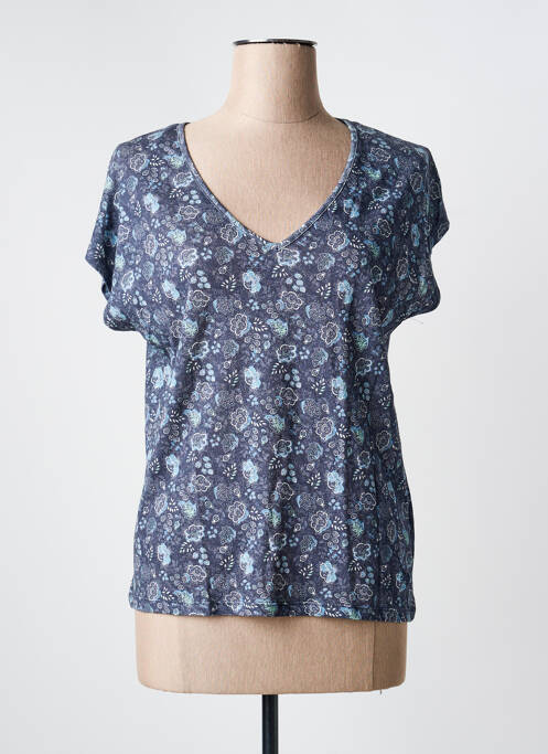 Top bleu JULIE GUERLANDE femme