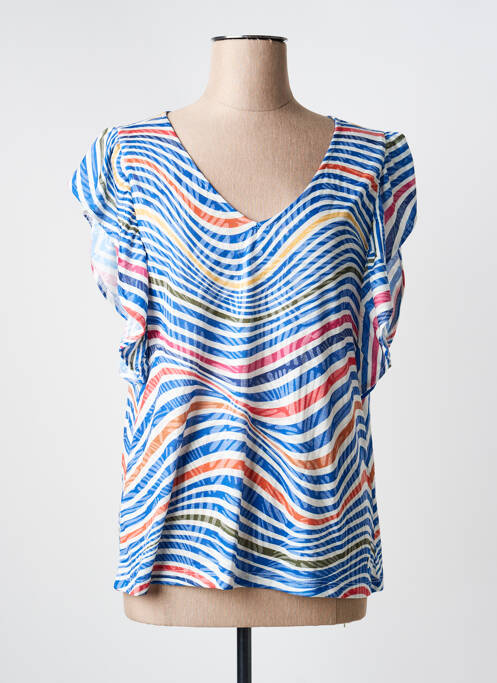 Top bleu LOLA ESPELETA femme