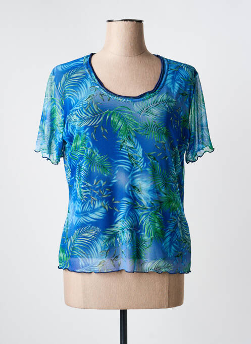 Top bleu QUATRE VINGT JOURS femme