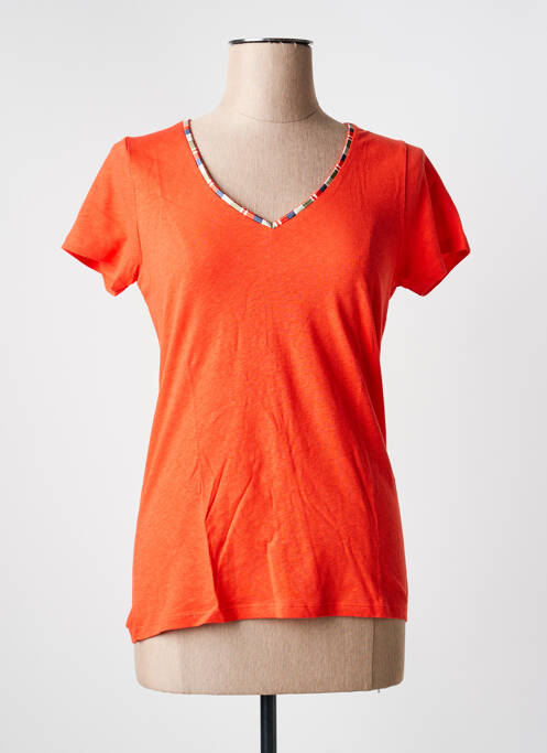 T-shirt orange TBS femme