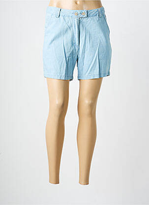 Short fermeture zippée sous rabat boutonné taille normale bleu LOLA ESPELETA femme