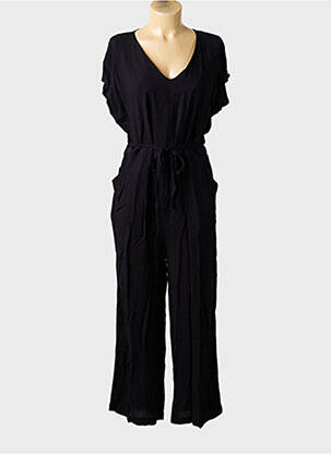 Combi-pantalon coupe fluide manches courtes noir B.YOUNG femme
