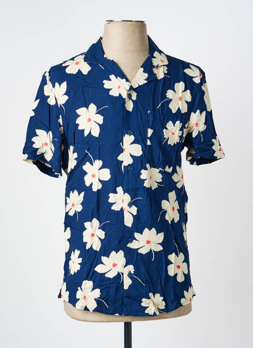 Chemise manches courtes bleu BLEND homme