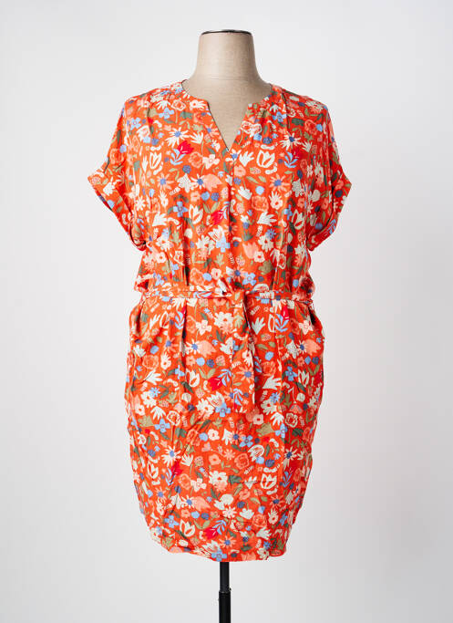 Robe mi-longue orange TBS femme