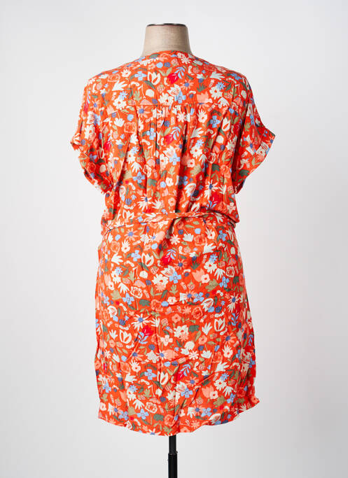 Robe mi-longue orange TBS femme