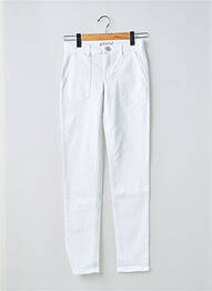 Pantalon chino tissage popeline taille normale blanc LOLA ESPELETA femme