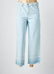 Jeans coupe droite stretch taille normale bleu LA PETITE FRANCAISE femme