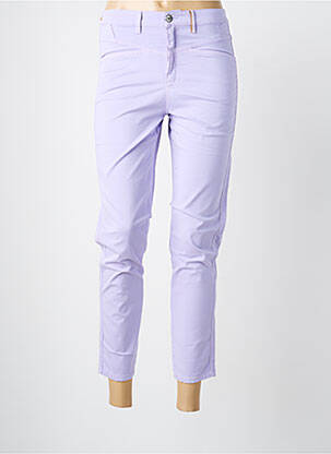 Jeans coupe slim stretch taille normale violet COUTURIST femme